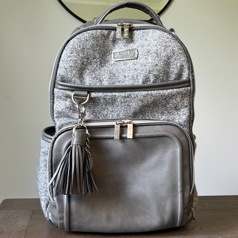 Itzy Ritzy Boss Plus Large Diaper Bag Backpack VEUC